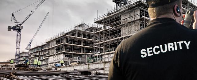 Byggepladsvagt på vagtopgave hos Vagtnetdanmark