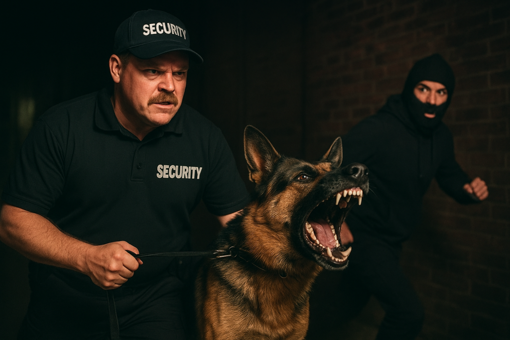 Hvorfor bruger erhvervslivet i mindre grad hundevagt i dag?